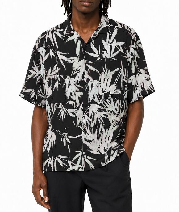 ALLSAINTS Other - AllSaints Bambusa Bamboo Print EcoVero Relaxed Fit Short Sleeve Button Down L